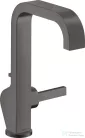Hansgrohe AXOR CITTERIO magasított mosdó csaptelep automata leeresztővel,szálcsiszolt fekete króm 39034340
