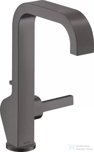 Hansgrohe AXOR CITTERIO magasított mosdó csaptelep automata leeresztővel,szálcsiszolt fekete króm 39034340