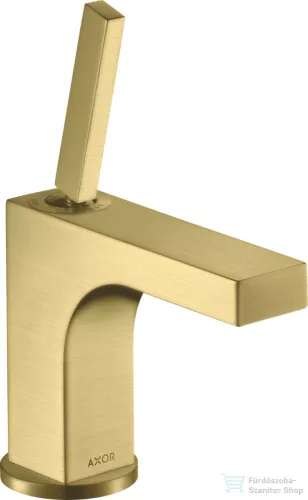 Hansgrohe AXOR CITTERIO mosdó csaptelep automata leeresztővel,szálcsiszolt sárgaréz hatású 39035950