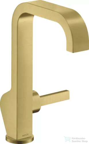 Hansgrohe AXOR CITTERIO magasított mosdó csaptelep leeresztő nélkül,szálcsiszolt sárgaréz hatású 39037950