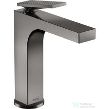   Hansgrohe AXOR CITTERIO 160 mosdó csaptelep rombuszmetszéses fogantyúval,automata leeresztővel,polírozott fekete króm 39071330