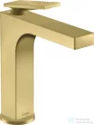 Hansgrohe AXOR CITTERIO 160 mosdó csaptelep rombuszmetszéses fogantyúval,automata leeresztővel,szálcsiszolt sárgaréz hatású 39071950