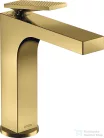 Hansgrohe AXOR CITTERIO 160 mosdó csaptelep rombuszmetszéses fogantyúval,automata leeresztővel,polírozott arany hatású 39071990