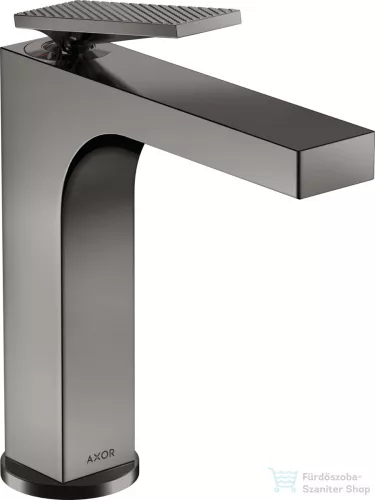 Hansgrohe AXOR CITTERIO 160 mosdó csaptelep nem zárható leeresztővel,rombuszmetszéses fogantyúval,polírozott fekete króm 39081330