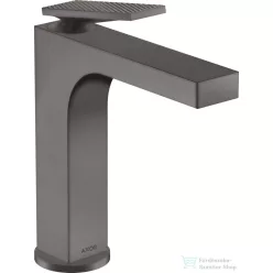   Hansgrohe AXOR CITTERIO 160 mosdó csaptelep nem zárható leeresztővel,rombuszmetszéses fogantyúval,szálcsiszolt fekete króm 39081340