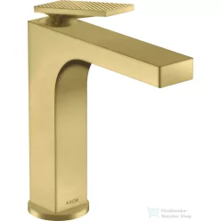   Hansgrohe AXOR CITTERIO 160 mosdó csaptelep nem zárható leeresztővel,rombuszmetszéses fogantyúval,szálcsiszolt sárgaréz hatású 39081950