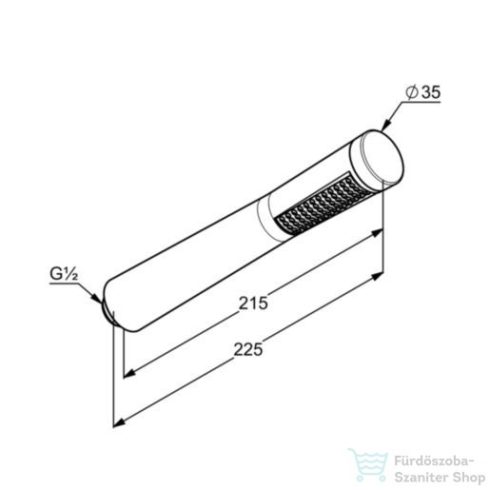 Kludi A-QA kézizuhany NA 15 3910005-00