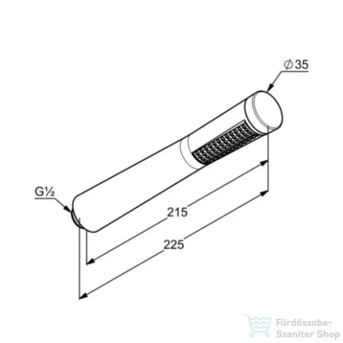 Kludi A-QA kézizuhany NA 15 3910005-00