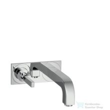   Hansgrohe AXOR Citterio egykaros, falsík alatti mosdócsaptelep dekorlappal és rövid kifolyóval DN15, króm  39112000