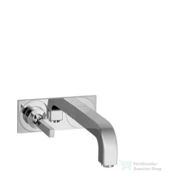   Hansgrohe AXOR Citterio egykaros, falsík alatti mosdócsaptelep dekorlappal és rövid kifolyóval DN15, króm  39112000