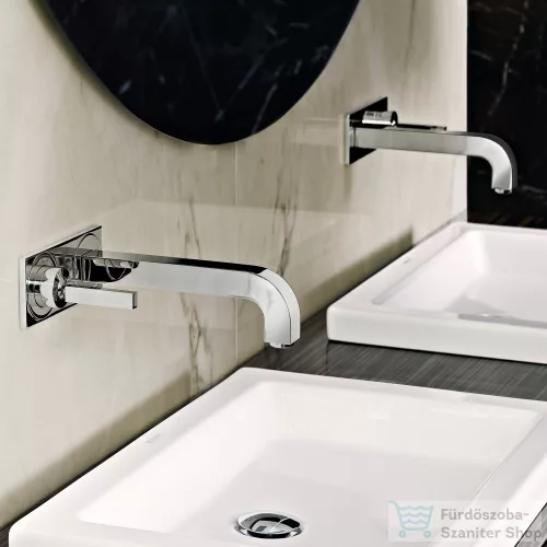 Hansgrohe AXOR Citterio egykaros, falsík alatti mosdócsaptelep dekorlappal és rövid kifolyóval DN15, króm  39112000