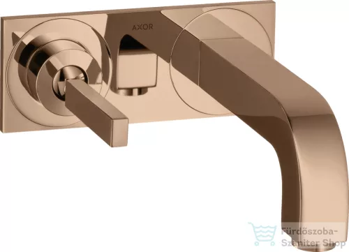 Hansgrohe AXOR Citterio falsík alatti mosdó csaptelep dekorlappal,polírozott vörös arany hatású 39112300