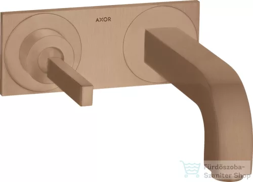Hansgrohe AXOR Citterio falsík alatti mosdó csaptelep dekorlappal,szálcsiszolt vörös arany hatású 39112310
