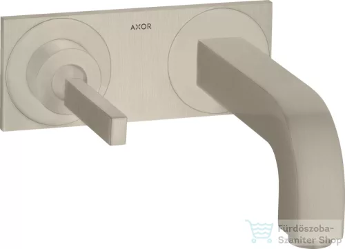 Hansgrohe AXOR Citterio falsík alatti mosdó csaptelep dekorlappal,Szálcsiszolt nikkel 39112820