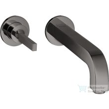  Hansgrohe AXOR Citterio falsík alatti mosdó csaptelep 16 cm-es kifolyóval,polírozott fekete króm 39113330
