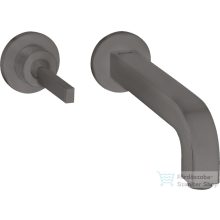   Hansgrohe AXOR Citterio falsík alatti mosdó csaptelep 16 cm-es kifolyóval,szálcsiszolt fekete króm 39113340