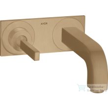   Hansgrohe AXOR Citterio falsík alatti mosdó csaptelep 22 cm-es kifolyóval,szálcsiszolt bronz 39115140