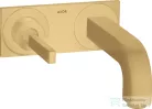 Hansgrohe AXOR Citterio falsík alatti mosdó csaptelep 22 cm-es kifolyóval,szálcsiszolt arany hatású 39115250
