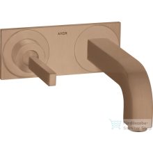   Hansgrohe AXOR Citterio falsík alatti mosdó csaptelep 22 cm-es kifolyóval,szálcsiszolt vörös arany hatású 39115310