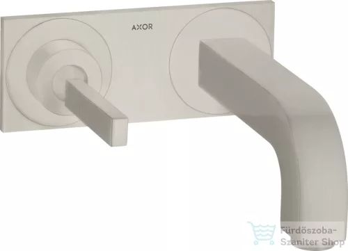 Hansgrohe AXOR Citterio falsík alatti mosdó csaptelep 22 cm-es kifolyóval,rozsdamentes acél hatású 39115800