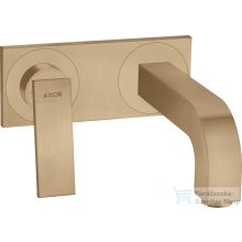   Hansgrohe AXOR CITTERIO falsík alatti mosdó csaptelep 22 cm-es kifolyóval,nem zárható leeresztővel,szálcsiszolt bronz 39119140