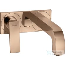   Hansgrohe AXOR CITTERIO falsík alatti mosdó csaptelep 22 cm-es kifolyóval,nem zárható leeresztővel,polírozott vörös arany hatású 39119300