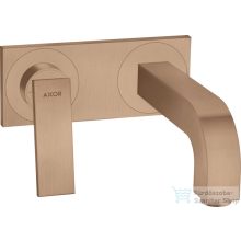   Hansgrohe AXOR CITTERIO falsík alatti mosdó csaptelep 22 cm-es kifolyóval,nem zárható leeresztővel,szálcsiszolt vörös arany hatású 39119310
