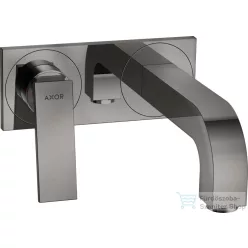   Hansgrohe AXOR CITTERIO falsík alatti mosdó csaptelep 22 cm-es kifolyóval,nem zárható leeresztővel,polírozott fekete króm 39119330