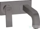 Hansgrohe AXOR CITTERIO falsík alatti mosdó csaptelep 22 cm-es kifolyóval,nem zárható leeresztővel,szálcsiszolt fekete króm 39119340