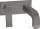 Hansgrohe AXOR CITTERIO falsík alatti mosdó csaptelep 22 cm-es kifolyóval,nem zárható leeresztővel,szálcsiszolt fekete króm 39119340