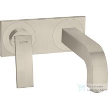   Hansgrohe AXOR CITTERIO falsík alatti mosdó csaptelep 22 cm-es kifolyóval,nem zárható leeresztővel,szálcsiszolt nikkel 39119820