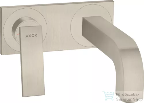 Hansgrohe AXOR CITTERIO falsík alatti mosdó csaptelep 22 cm-es kifolyóval,nem zárható leeresztővel,szálcsiszolt nikkel 39119820