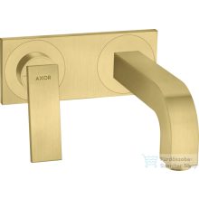   Hansgrohe AXOR CITTERIO falsík alatti mosdó csaptelep 22 cm-es kifolyóval,nem zárható leeresztővel,szálcsiszolt sárgaréz hatású 39119950