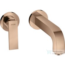   Hansgrohe AXOR CITTERIO falsík alatti mosdó csaptelep 22 cm-es kifolyóval,nem zárható leeresztővel,polírozott vörös arany hatású 39121300