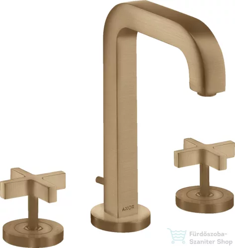 Hansgrohe AXOR CITTERIO 3 üléses mosdó csaptelep automata leeresztővel,szálcsiszolt bronz 39133140