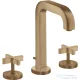Hansgrohe AXOR CITTERIO 3 üléses mosdó csaptelep automata leeresztővel,szálcsiszolt bronz 39133140