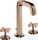 Hansgrohe AXOR CITTERIO 3 üléses mosdó csaptelep automata leeresztővel,polírozott vörös arany hatású 39133300
