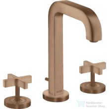   Hansgrohe AXOR CITTERIO 3 üléses mosdó csaptelep automata leeresztővel,szálcsiszolt vörös arany hatású 39133310