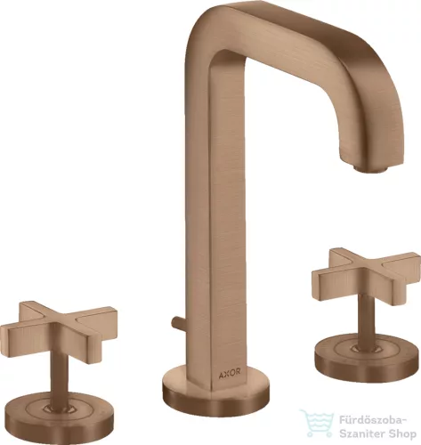 Hansgrohe AXOR CITTERIO 3 üléses mosdó csaptelep automata leeresztővel,szálcsiszolt vörös arany hatású 39133310