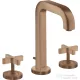 Hansgrohe AXOR CITTERIO 3 üléses mosdó csaptelep automata leeresztővel,szálcsiszolt vörös arany hatású 39133310