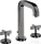 Hansgrohe AXOR CITTERIO 3 üléses mosdó csaptelep automata leeresztővel,polírozott fekete króm 39133330