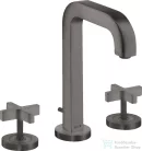 Hansgrohe AXOR CITTERIO 3 üléses mosdó csaptelep automata leeresztővel,szálcsiszolt fekete króm 39133340