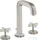 Hansgrohe AXOR CITTERIO 3 üléses mosdó csaptelep automata leeresztővel,rozsdamentes acél hatású 39133800