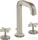 Hansgrohe AXOR CITTERIO 3 üléses mosdó csaptelep automata leeresztővel,szálcsiszolt nikkel 39133820