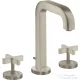 Hansgrohe AXOR CITTERIO 3 üléses mosdó csaptelep automata leeresztővel,szálcsiszolt nikkel 39133820