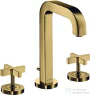 Hansgrohe AXOR CITTERIO 3 üléses mosdó csaptelep automata leeresztővel,polírozott arany hatású 39133990