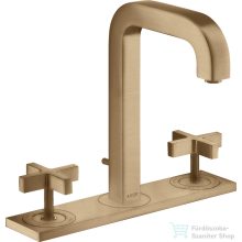   Hansgrohe AXOR CITTERIO 3 üléses mosdó csaptelep automata leeresztővel,szálcsiszolt bronz 39134140