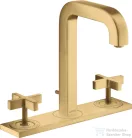 Hansgrohe AXOR CITTERIO 3 üléses mosdó csaptelep automata leeresztővel,szálcsiszolt arany hatású 39134250