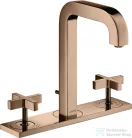Hansgrohe AXOR CITTERIO 3 üléses mosdó csaptelep automata leeresztővel,polírozott vörös arany hatású 39134300