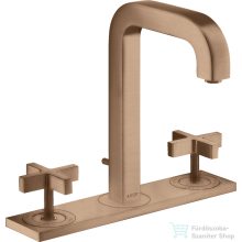   Hansgrohe AXOR CITTERIO 3 üléses mosdó csaptelep automata leeresztővel,szálcsiszolt vörös arany hatású 39134310